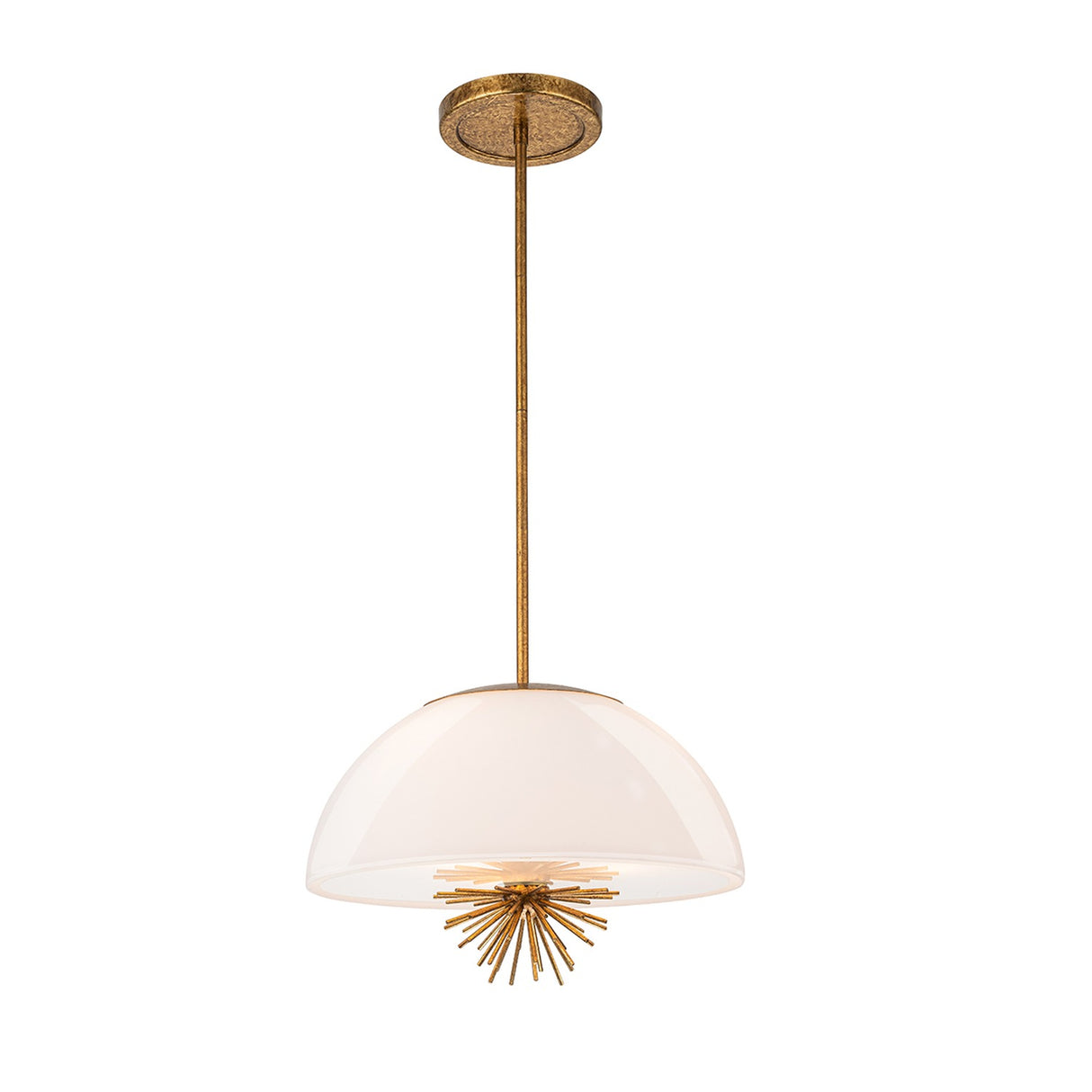 Staring 3 Light Pendant Light - Distressed Gold