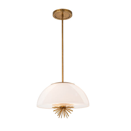Staring 3 Light Pendant Light - Distressed Gold