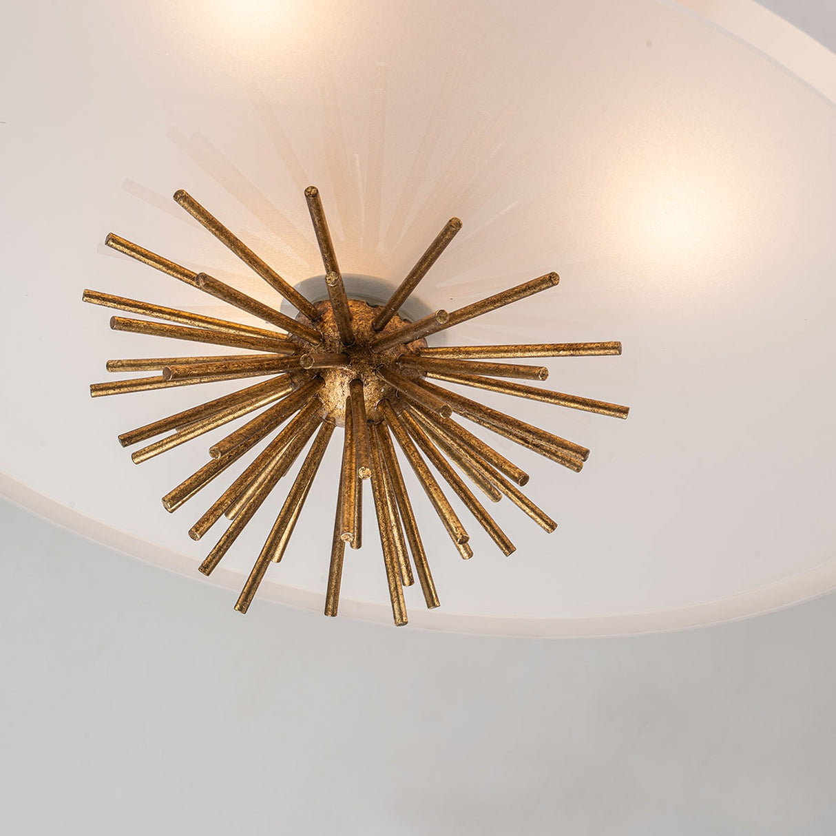 Staring 3 Light Pendant Light - Distressed Gold