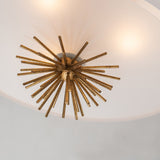 Staring 3 Light Pendant Light - Distressed Gold