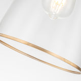 Staring 1 Light Pendant Light - Distressed Gold