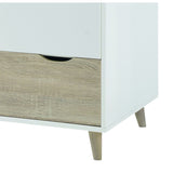 Stockholm 1 Door Wardrobe - White