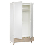 Stockholm 2 Door Wardrobe - White
