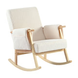 Storyteller Rocking Nursing Chair - Off White