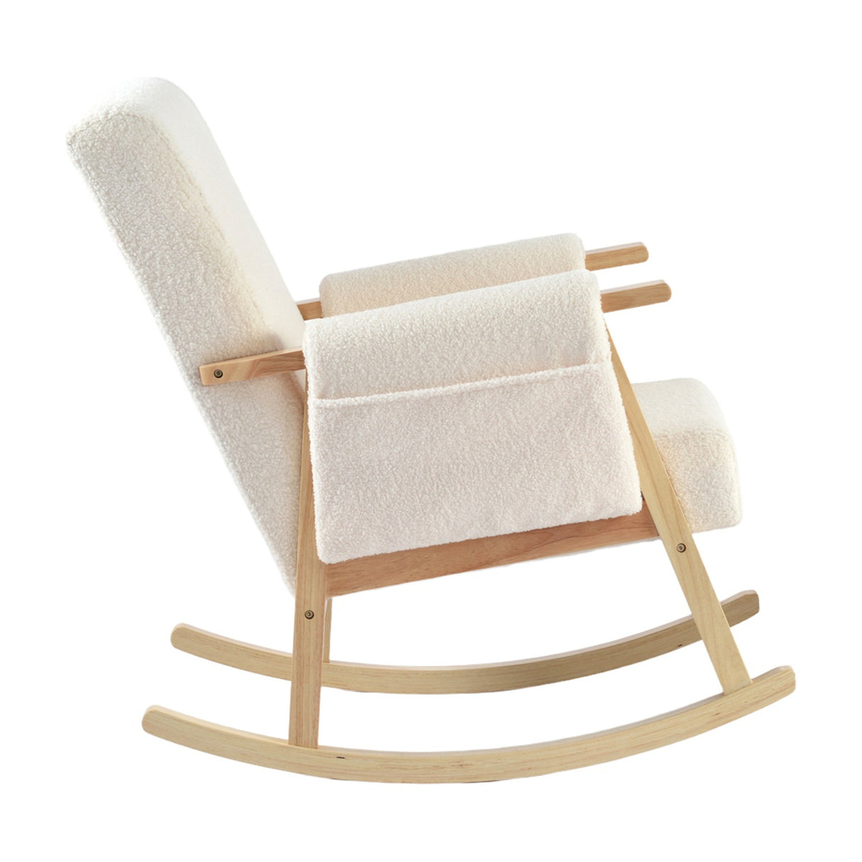 Storyteller Rocking Nursing Chair - Off White