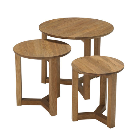 Stow Nest of Tables - Oak