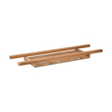 Sukha Marquetry Mango Wood Bath Bridge - Natural