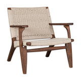 Surat Woven Cotton Rope Armchair - Natural