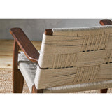 Surat Woven Cotton Rope Armchair - Natural