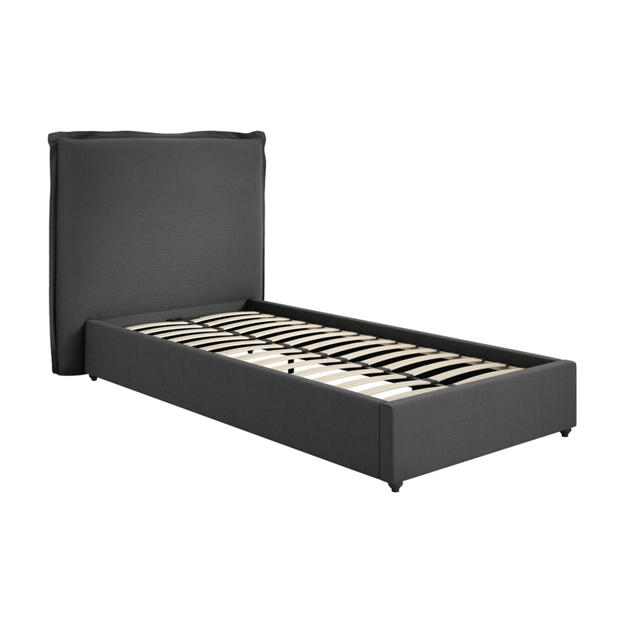 Sunday Single Bed Frame - Deep Grey