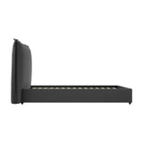 Sunday Double Bed Frame - Deep Grey