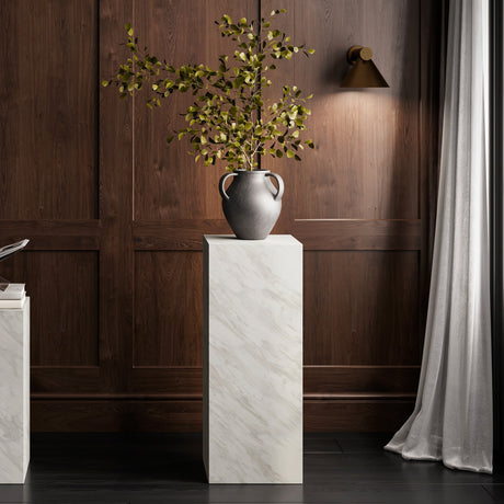Sur Large Plant Stand - White Marble