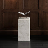 Sur Small Plant Stand - White Marble