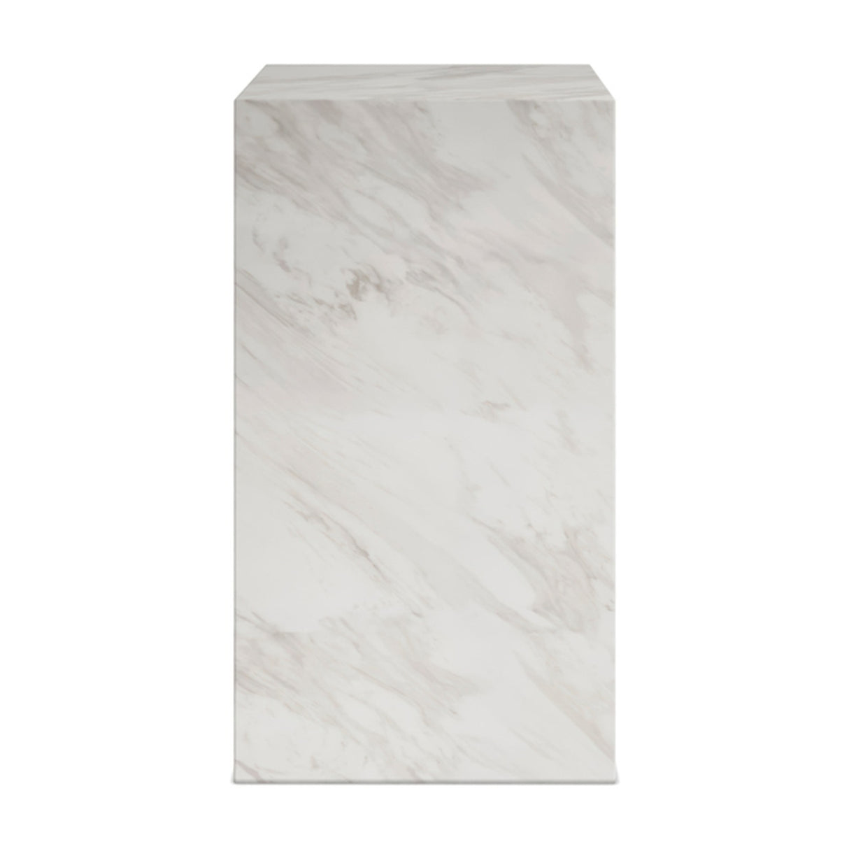 Sur Small Plant Stand - White Marble