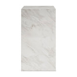 Sur Small Plant Stand - White Marble