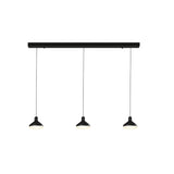 Sirio 3 Light LED Bar Pendant Light 24W 3000K - Black
