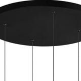 Sirio 4 Light LED Cluster Pendant Light 32W 3000K - Black