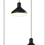 Sirio 4 Light LED Cluster Pendant Light 32W 3000K - Black