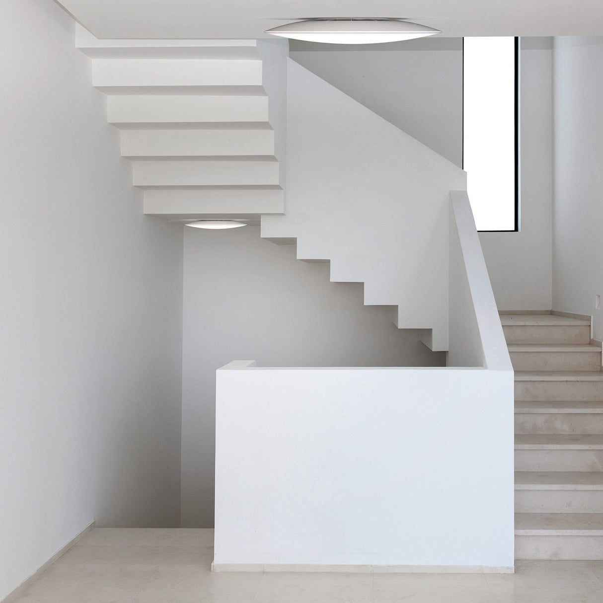 Slim  LED Flush Ceiling Light 50W 5000K - White