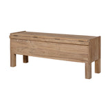 Teni Reclaimed Wood Storage Bench - Natural