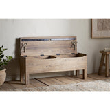 Teni Reclaimed Wood Storage Bench - Natural