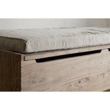 Teni Reclaimed Wood Storage Bench - Natural