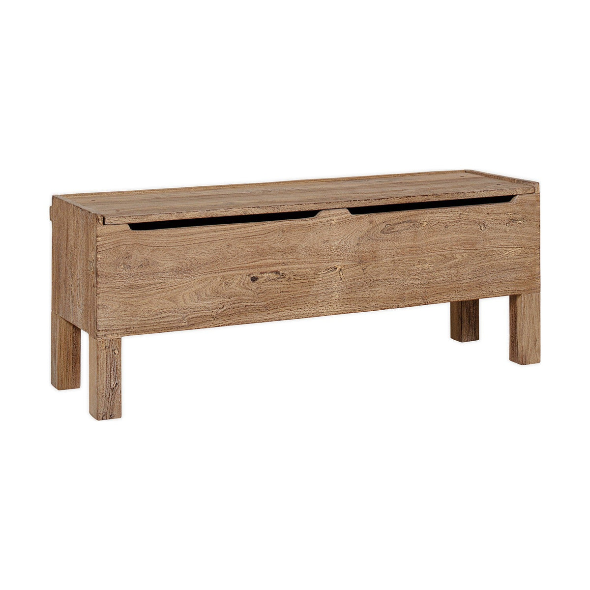 Teni Reclaimed Wood Storage Bench - Natural