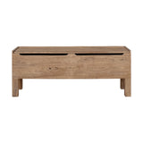 Teni Reclaimed Wood Storage Bench - Natural