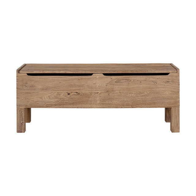 Teni Reclaimed Wood Storage Bench - Natural