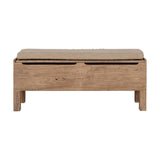 Teni Reclaimed Wood Storage Bench - Natural
