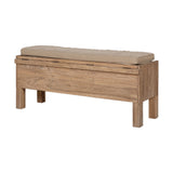 Teni Reclaimed Wood Storage Bench - Natural