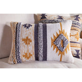 Tussi Sia 60 x 40cm Wool Cushion Cover - Mustard & Grey