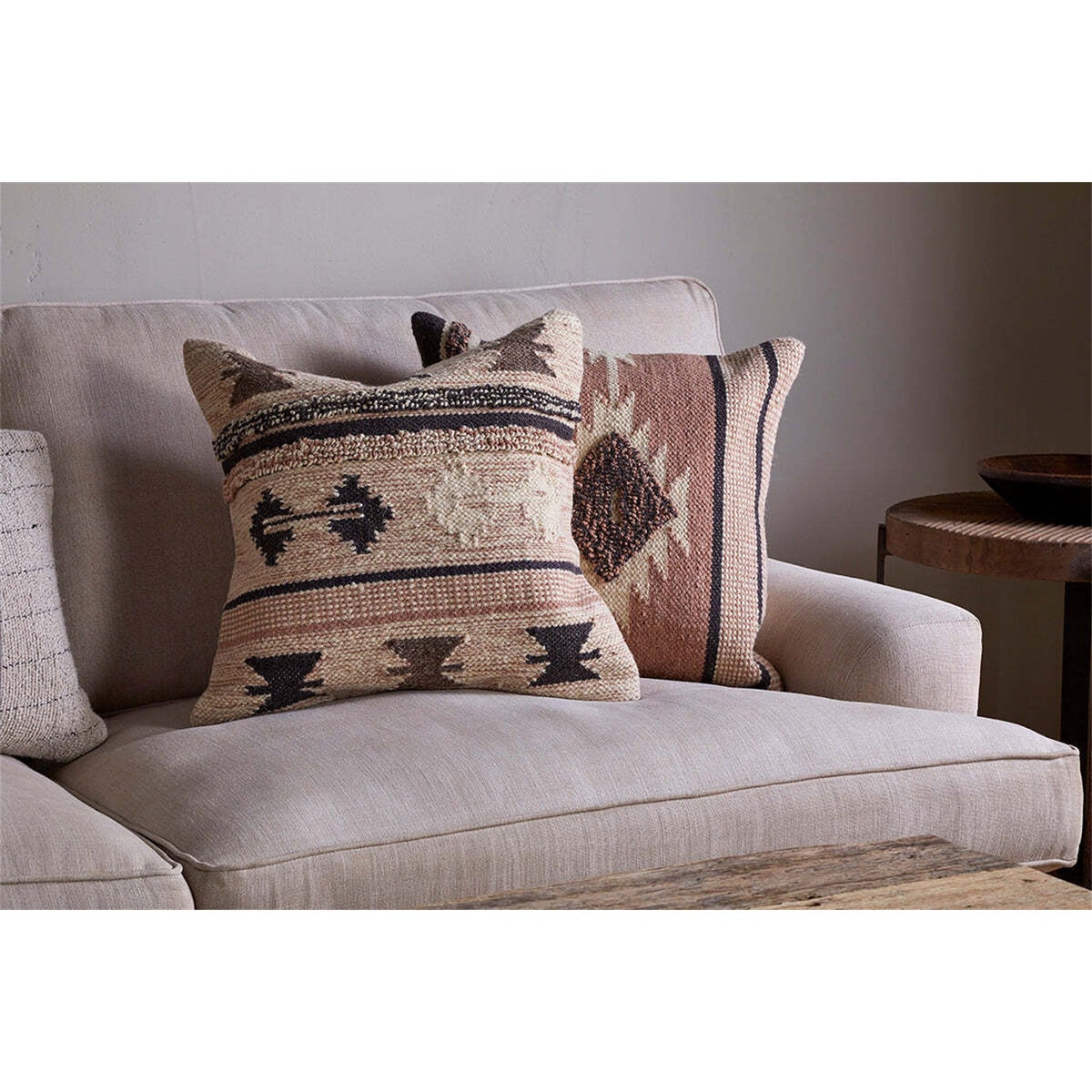 Tussi Ami 50 x 50cm Wool Cushion Cover - Dusty Pink