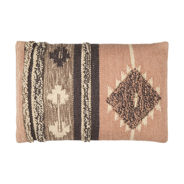 Tussi Sia 60 x 40cm Wool Cushion Cover - Dusty Pink