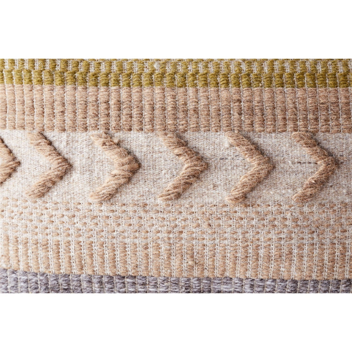 Tuleeka 60 x 40cm Wool Cushion Cover - Ochre
