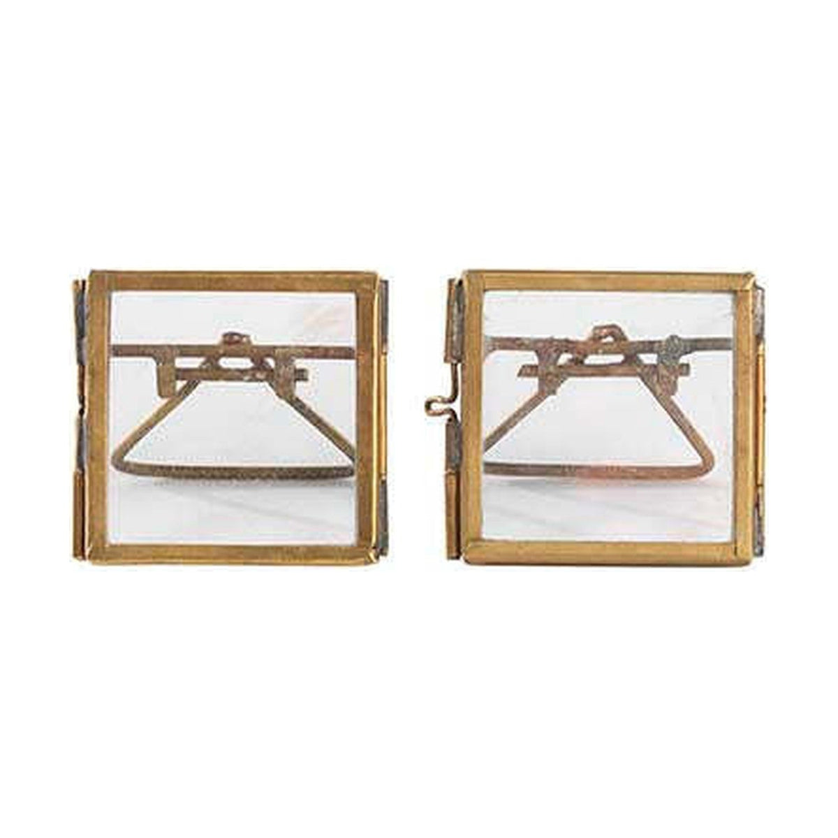 Danta 5 x 5cm Photo Frame - Antique Brass - Set of 2