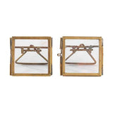 Danta 5 x 5cm Photo Frame - Antique Brass - Set of 2