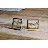 Danta 5 x 5cm Photo Frame - Antique Brass - Set of 2