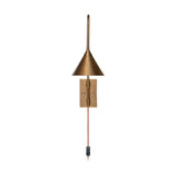 Thottam Swing Arm Wall Light - Antique Brass