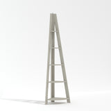 Tiva Corner Ladder Shelving Unit – Grey