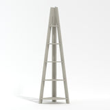 Tiva Corner Ladder Shelving Unit – Grey
