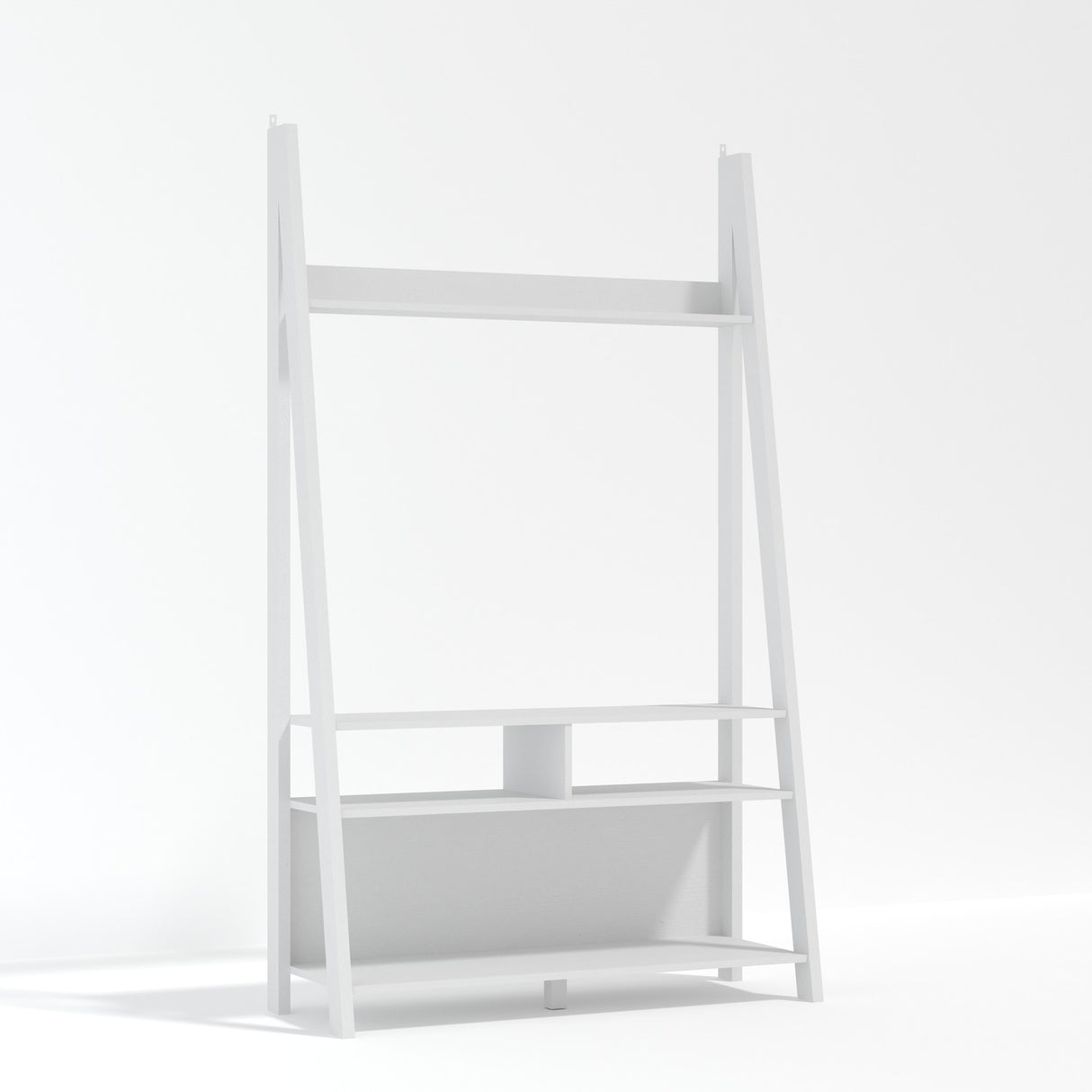 Tiva Ladder TV Unit - White