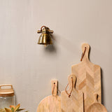 Tubu Brass Wall Spotlight - Antique Brass