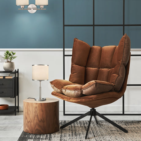 Polaris table lamp, shown in a room setting