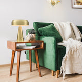 Mason 2 light table lamp, shown in a room setting
