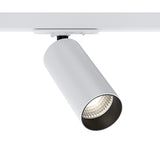 Focus LED Single Phase Unity Track Spotlight in white, 12W with 4000K, designed for versatile track lighting applications