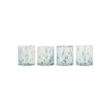 Taja Recycled Glass Tumblers - Sea Blue - Set of 4