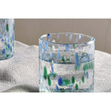 Taja Recycled Glass Tumblers - Sea Blue - Set of 4