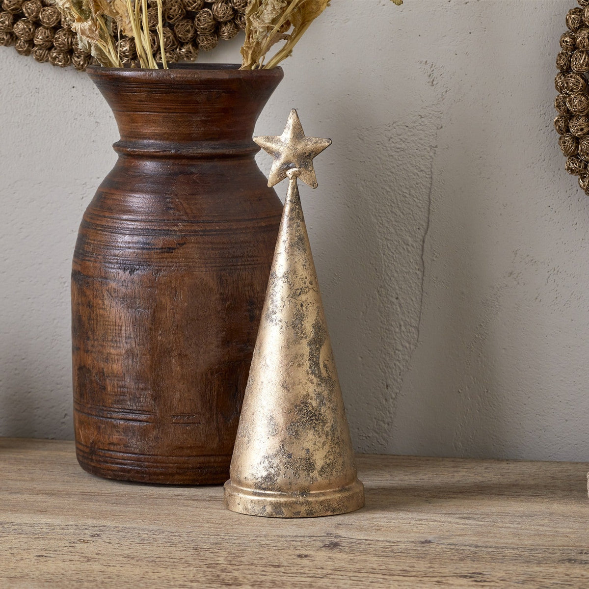 Talna Small Christmas Bell - Antique Brass