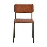 Ukari Leather Dining Chair - Aged Tan